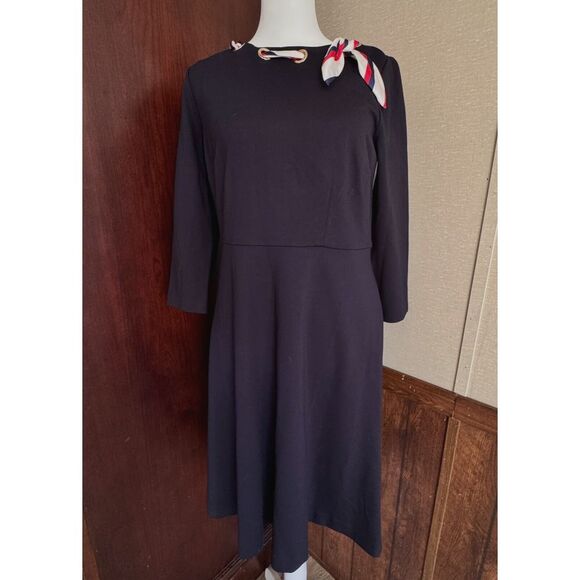 Talbots NWT Navy Blue Dress‎ Size 6P BRAND NEW Beautiful! - Picture 1 of 12